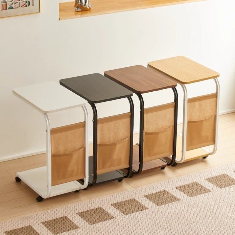 Desk Setup Minimalist - Przenośny stolik boczny z kilkoma przegródkami,