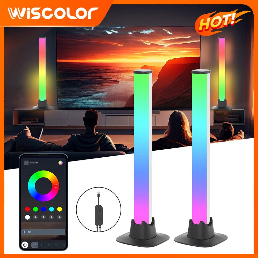Oświetlenie RGB LED do biurka, – Desk Setup With Tv recenzja i cena