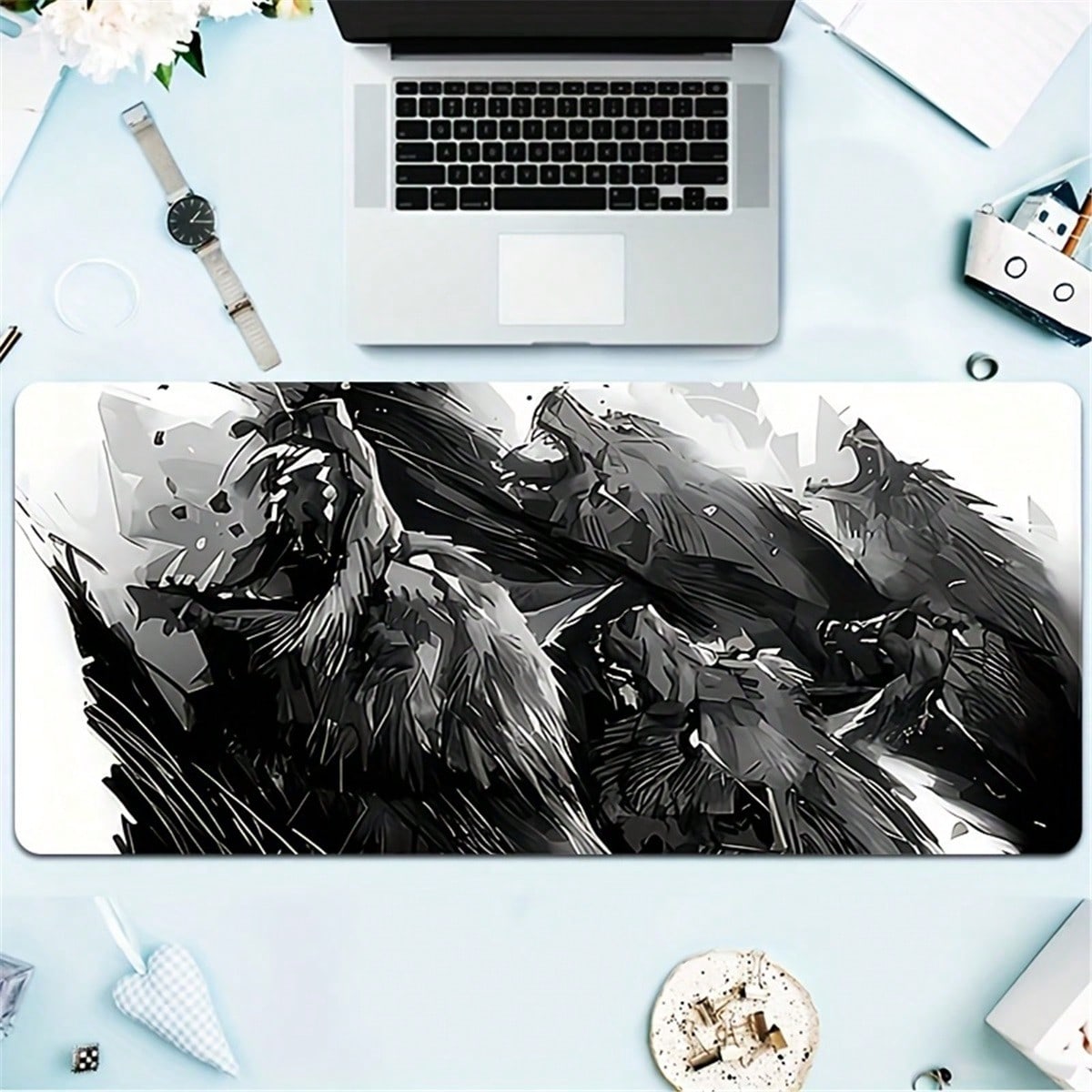Duża podkładka na biurko z mot – Desk Setup Pc And Laptop recenzja i cena