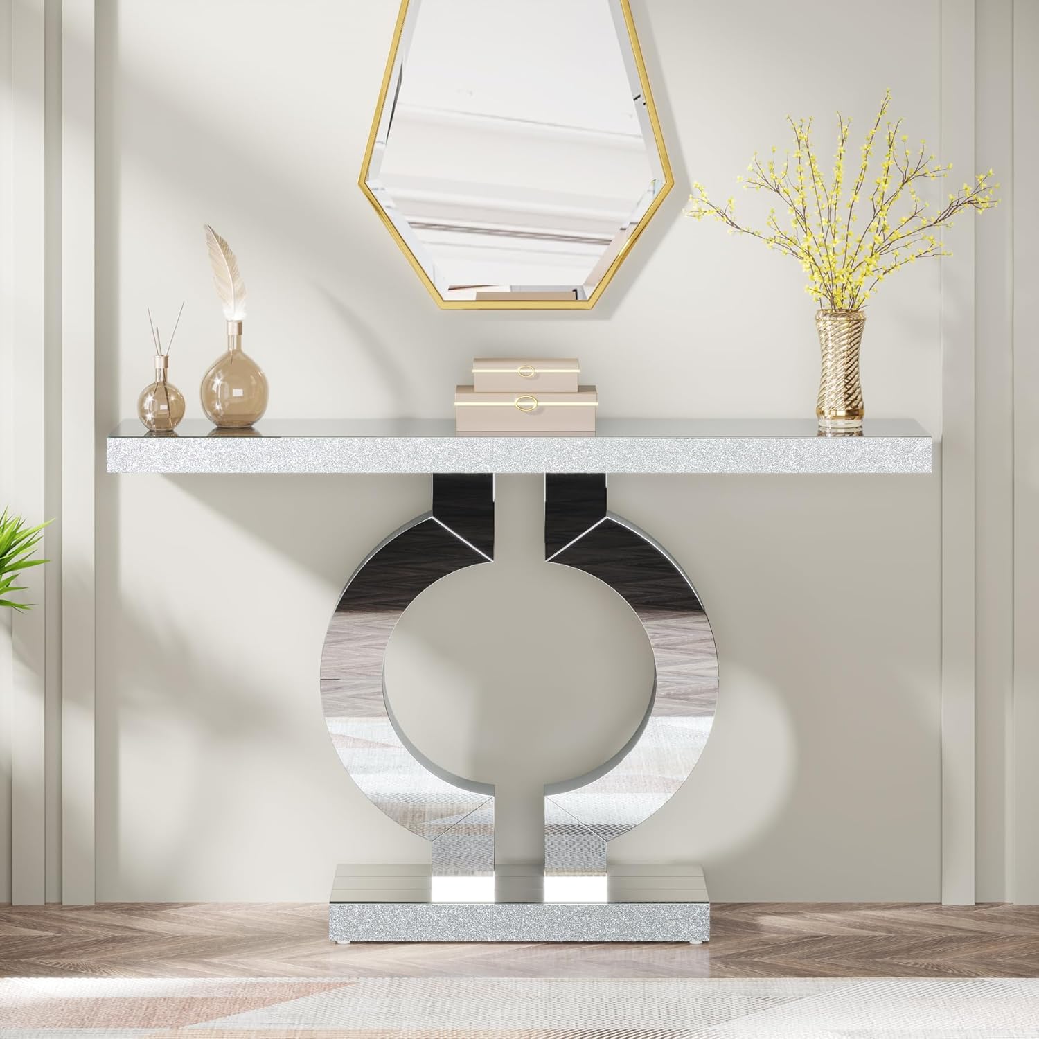 Tribesigns 43,3-calowy (110 cm – Desk Setup Minimalist recenzja i cena