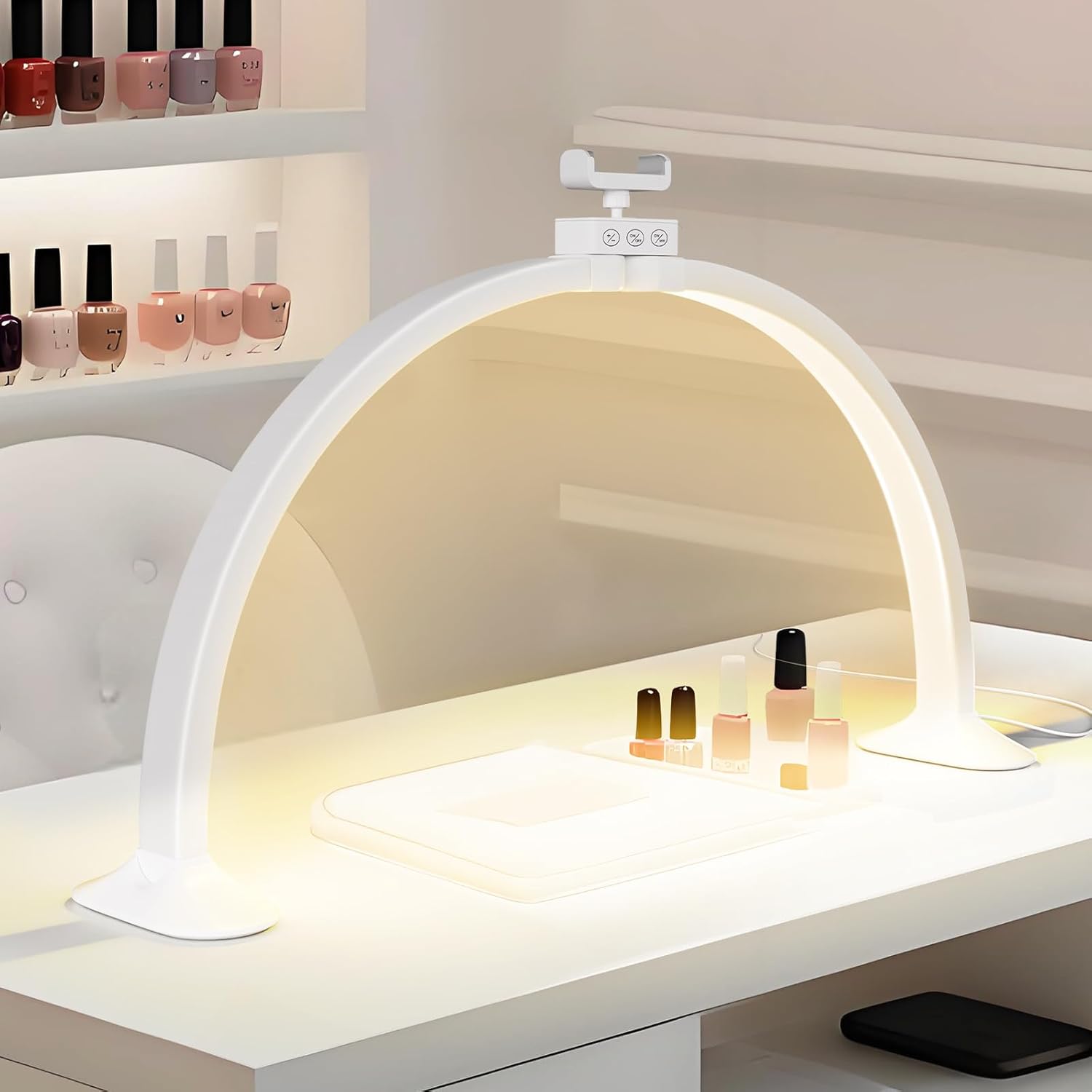 Lampa do paznokci w kształcie  – Desk Setup Lamp recenzja i cena