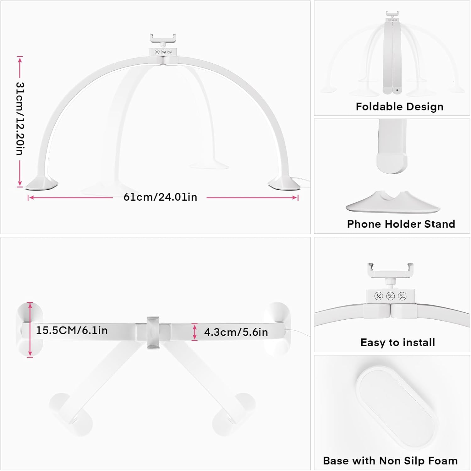 Lampa do paznokci w kształcie  – Desk Setup Lamp recenzja i cena