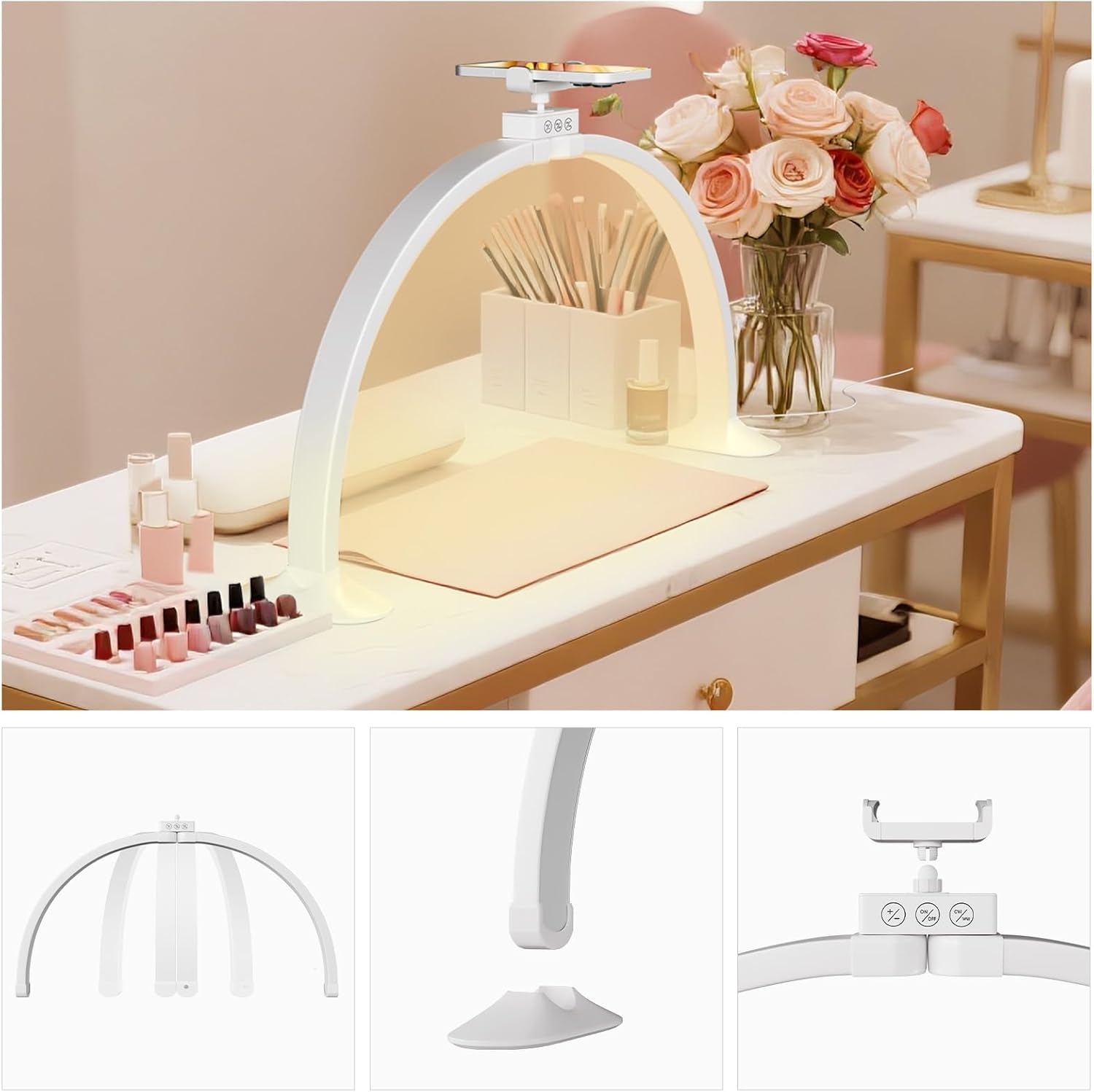 Lampa do paznokci w kształcie  – Desk Setup Lamp recenzja i cena